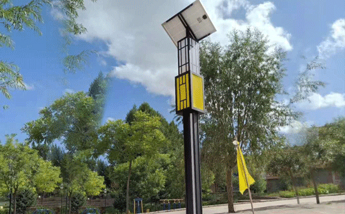 肃北智慧路灯安装